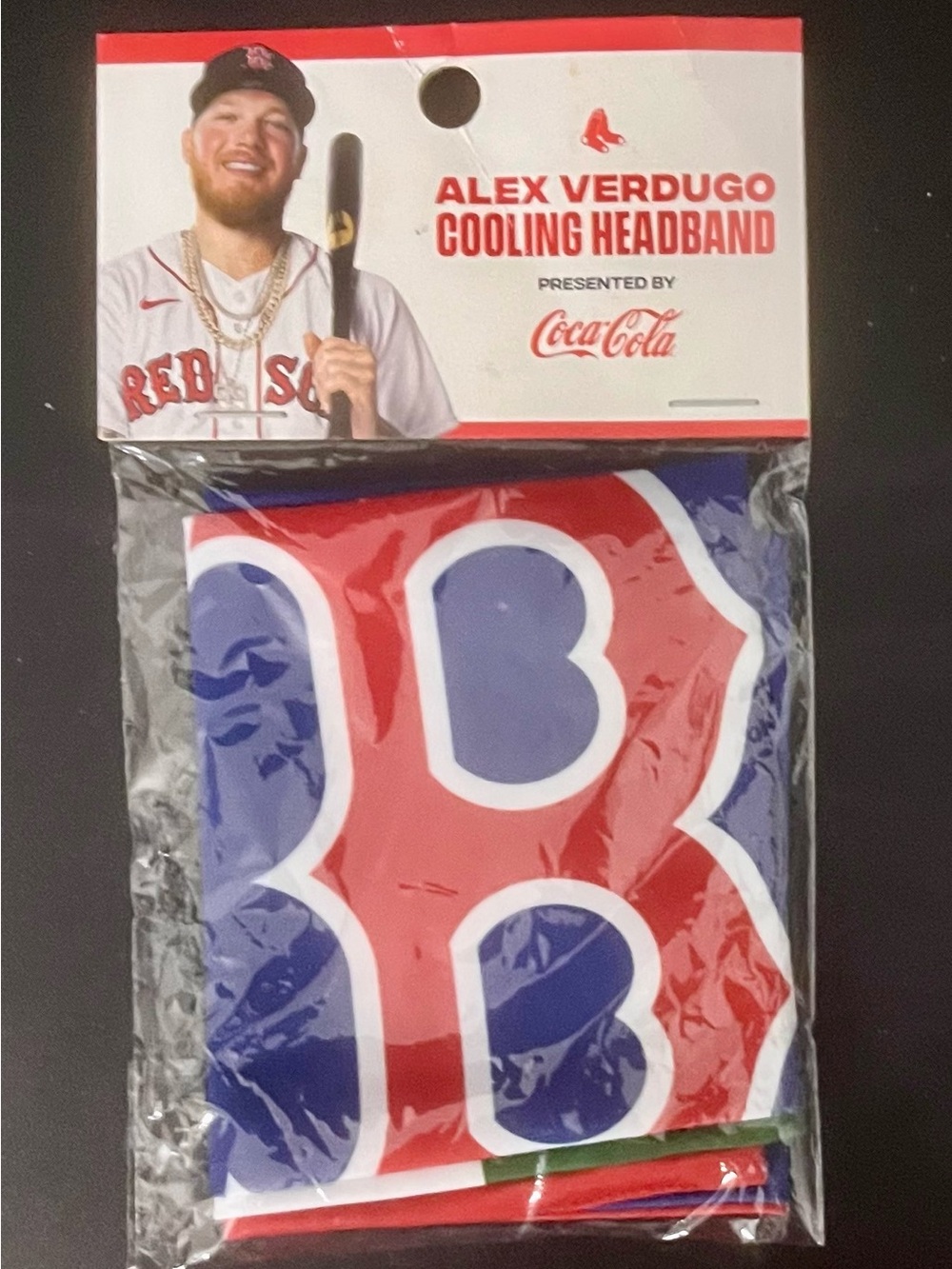 Coca-Cola x Boston Red Sox Alex Verdugo Cooling Headband - Red & Blue